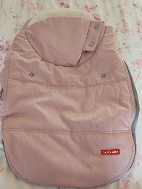 Skip Hop Dusty Rose Quilted Baby Footmuff